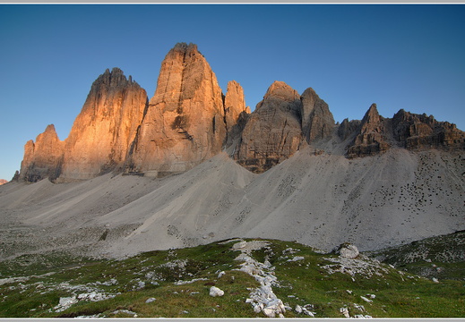 Die drei Zinnen, Sextener Dolomiten, Italien